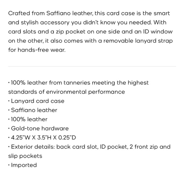 *NEW* Michael Kors JET SET TRAVEL Saffiano Leather Card Holder with Lanyard - Picture 15 of 15